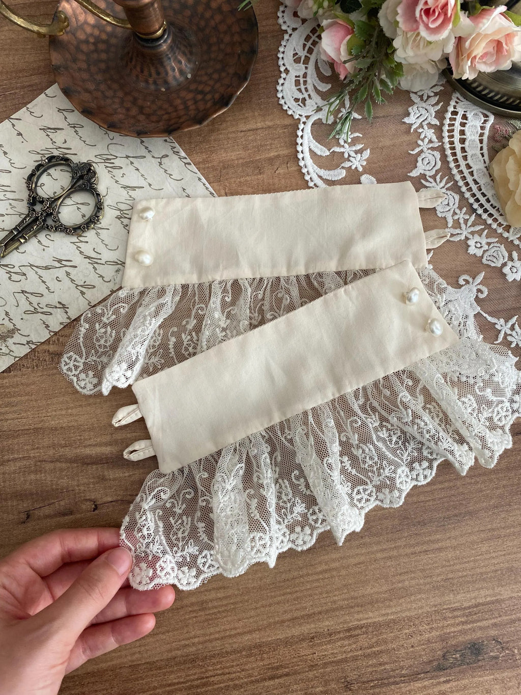 Pearl Sleeve Cuffs