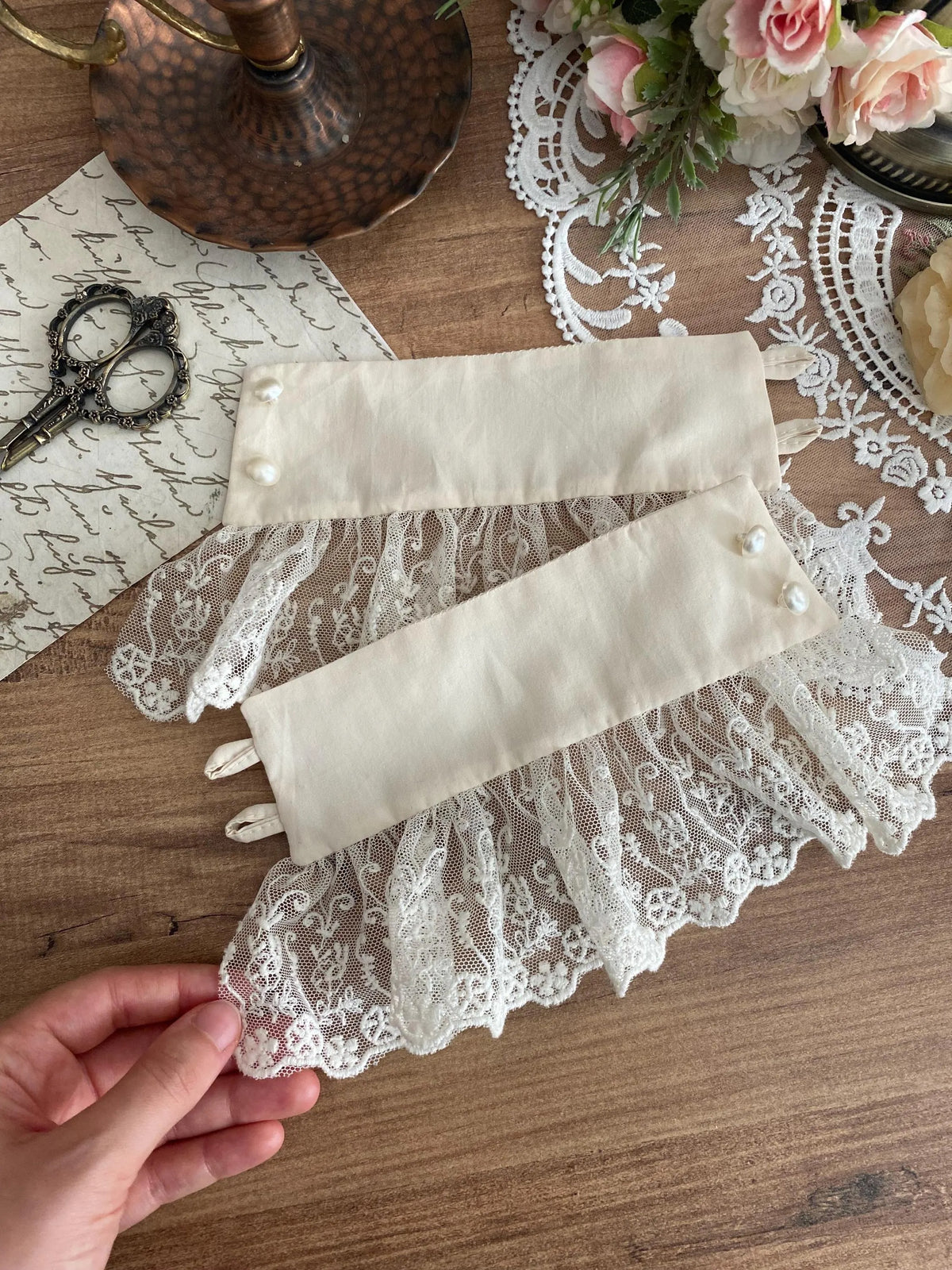 Pearl Sleeve Cuffs
