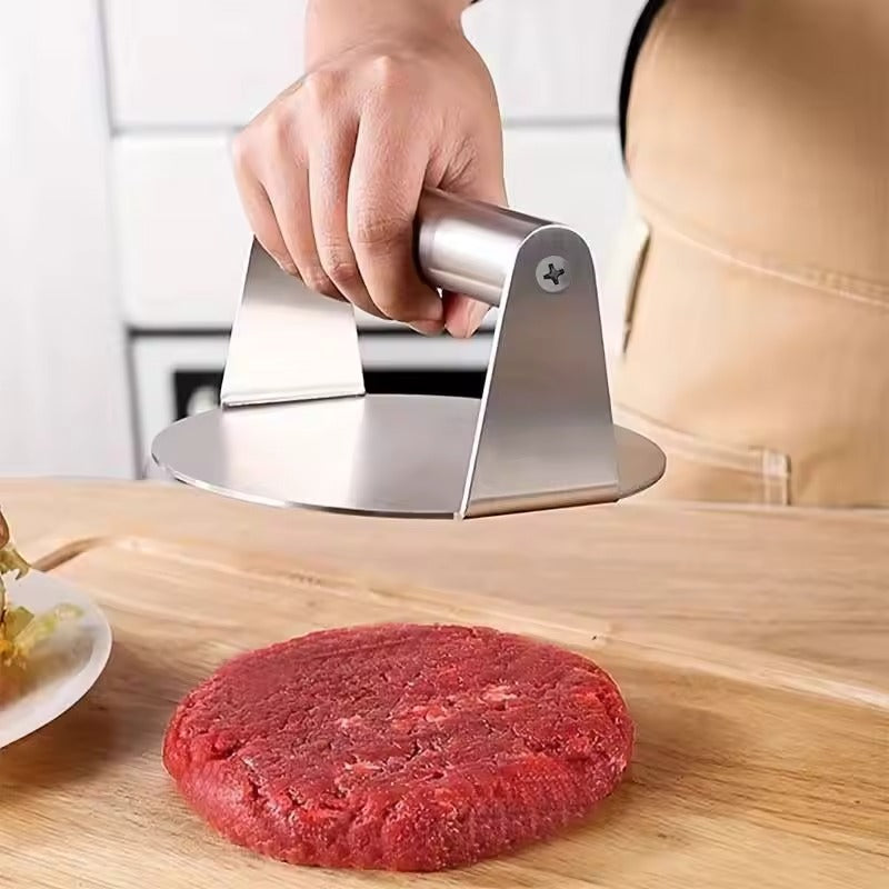 Stainless Steel Burger Press