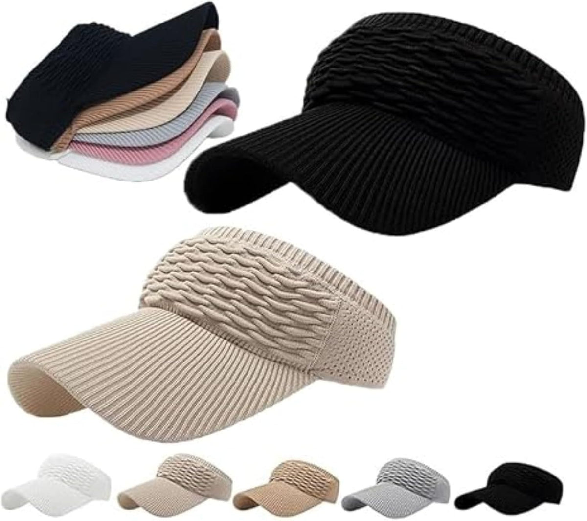 Women’s Ponytail Sun Visor Hat