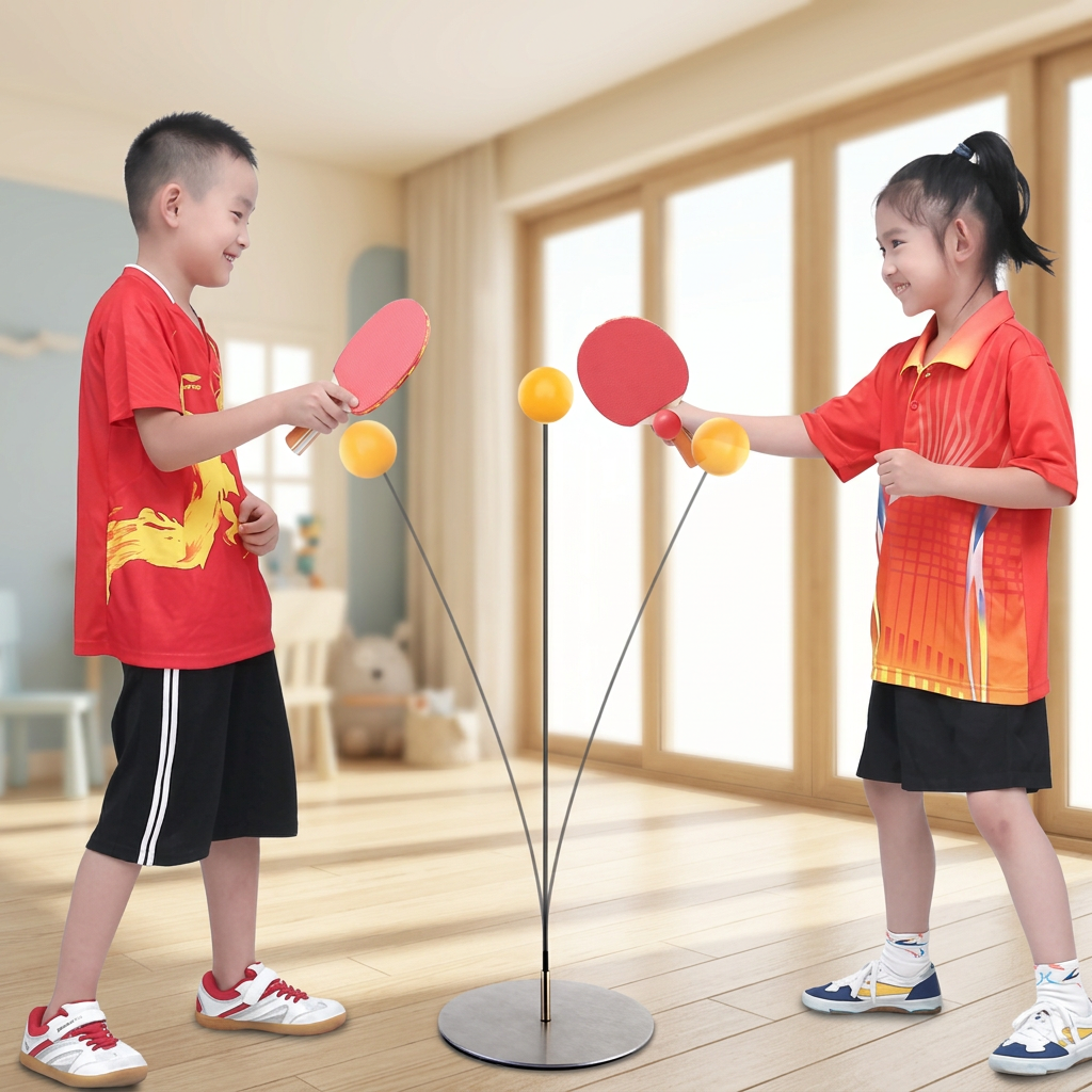 Table tennis trainer ki attractive lifestyle image