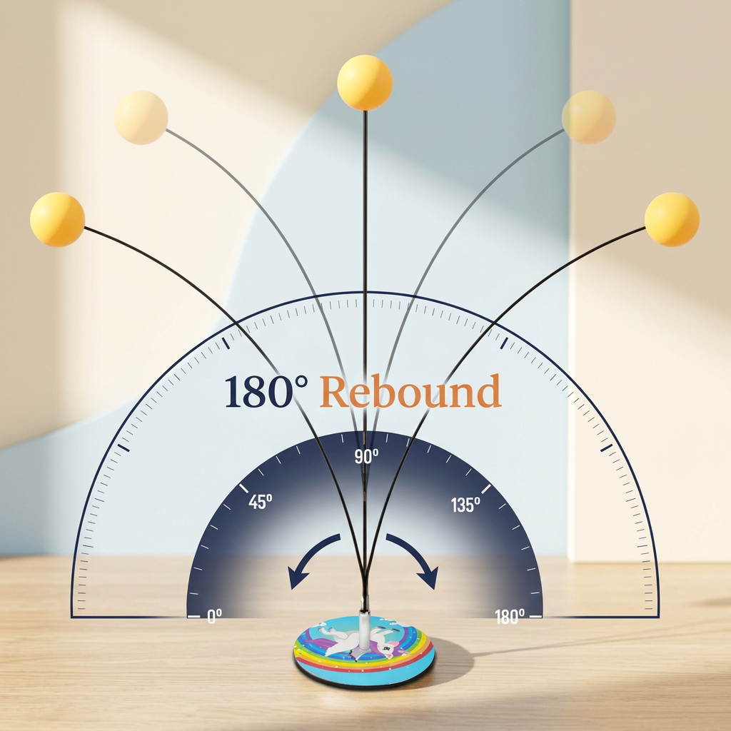 Table tennis trainer rebound image